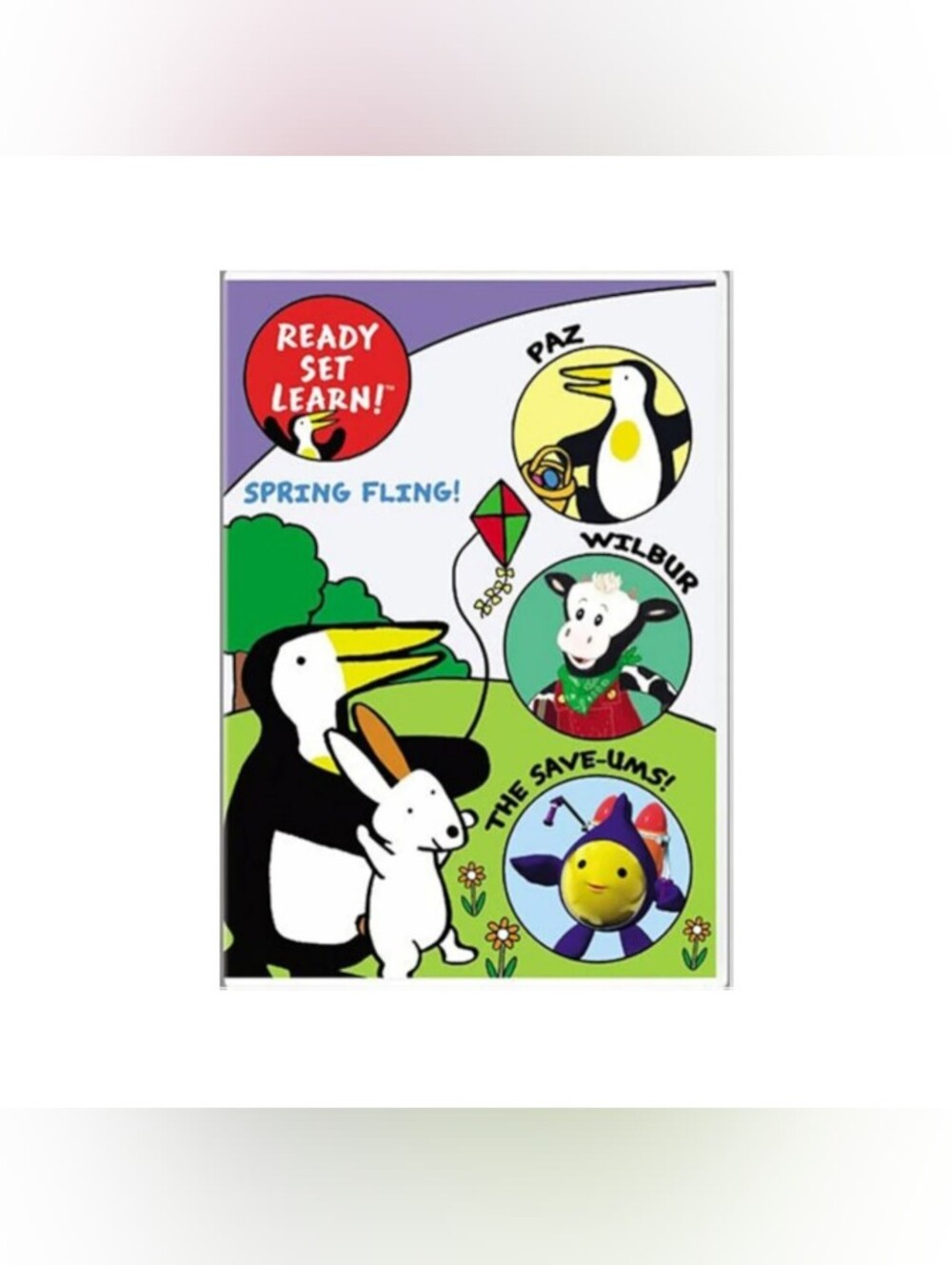 Ready Set Learn DVD Spring Fling Discovery Kids 2008 - No Finger Puppet - Used